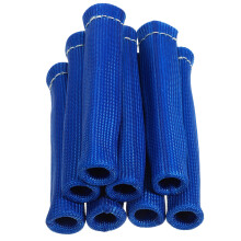 Engine Ignition Cover Blue Heat Insulation 8 Pcs