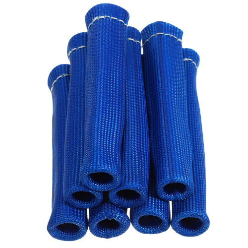 Engine Ignition Cover Blue Heat Insulation 8 Pcs