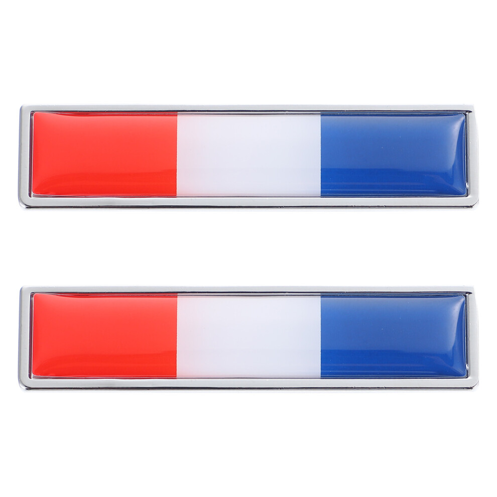 Photos - Other Electrical Equipment Worgeous 2 Pcs Decor Metal Labeling Nation Flag Decal Door