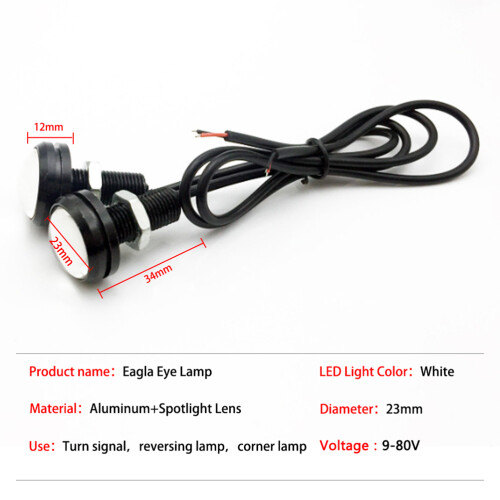 10Pièces Lampes Œil D'aigle Aluminium Multi-Usage Durable 1