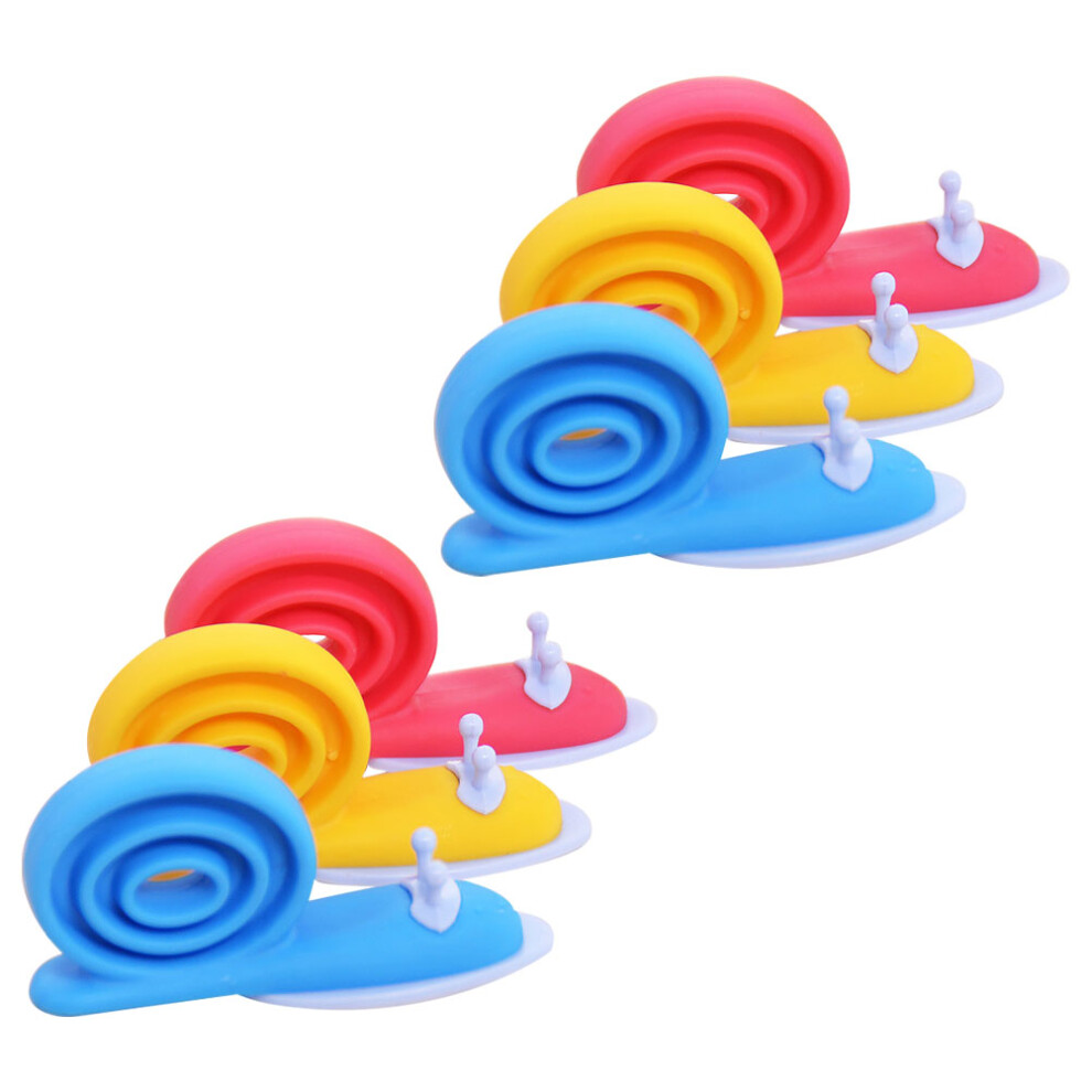 6Pcs Anti Collision Door Wedge Protect Fingers Snail Use Solustre