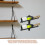 Wall Mounted Wrought Iron Storage Rack Black Iron 1pcs 8