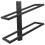 Wall Mounted Wrought Iron Storage Rack Black Iron 1pcs 11