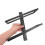 Wall Mounted Wrought Iron Storage Rack Black Iron 1pcs 4