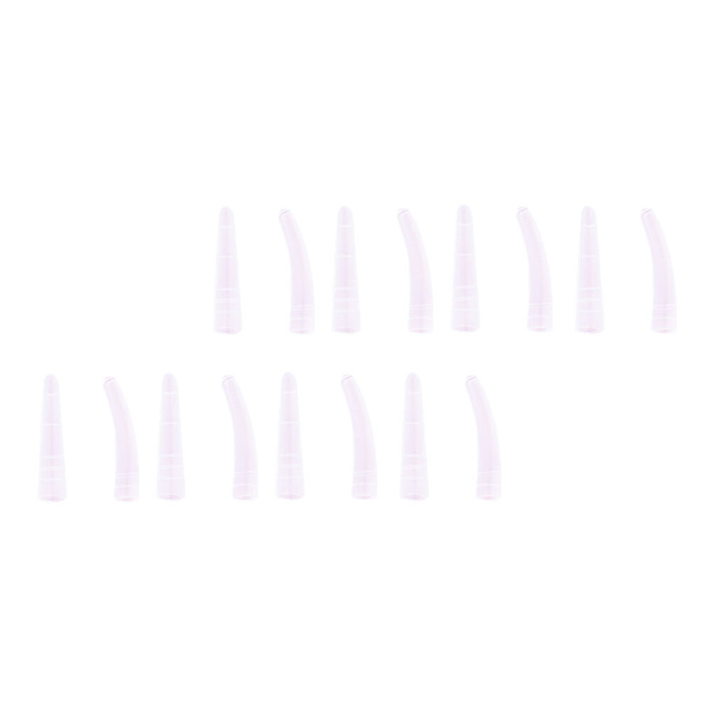 Artibetter Non-Slip Eyelash Grafting Tweezers Covers Silicone 30Set