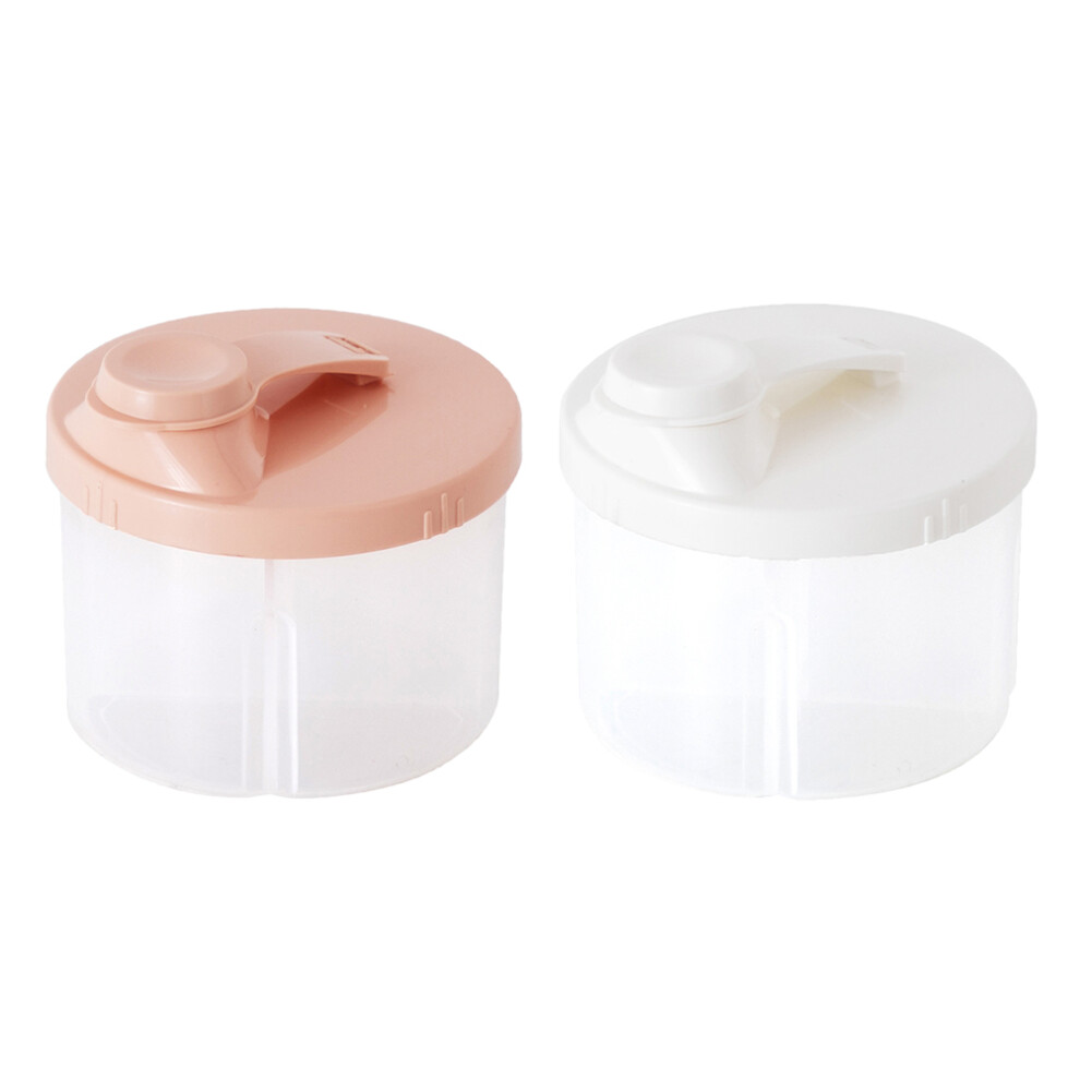 Stackable Formula Dispenser Assorted Color 2Pcs Artibetter