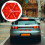 Reflective Warning Triangle Sign Red Plastic 10pack 11