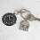 2 Pcs Keychain Pocket Watch Student 8.00x4.00x0.70cm 8