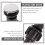 ABS Silver Pop Up Drain for Bathroom Sink with Overflow Anti Clog 11