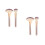 2 Sets Highlighter Brush Makeup Powder Brushes For Fan Applicator 2