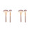 2 Sets Highlighter Brush Makeup Powder Brushes For Fan Applicator 6