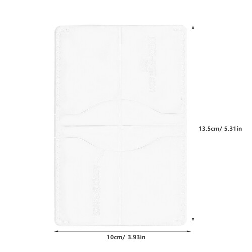 2Pcs Reusable Acrylic Wallet Patterns Templates Easy DIY Tools 1