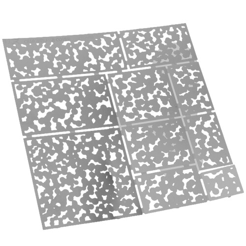 5 Pack Airbrush Stencils Small Camouflage For Models Spray Board