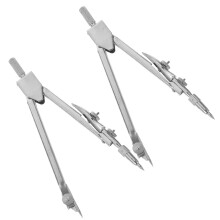 Scribe Tool Compass Center Scribe Gauge Silver 2pcs