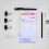 14 Sheets Planning And Budget Book 17.20x9.00x0.05cm 5