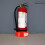 Universal Fire Extinguisher Bracket Red 1set 7.9x7.5x2.4in 3
