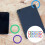 100pcs 28mm Inner Diameter Multi-Color Binder Rings Plastic Book Rings 7