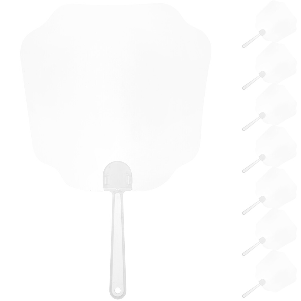 Blank Hand Fan Pvc 8pcs 10.3x7.1x0.04in-image-OPC-PK8KBSZ-NEW
