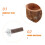 Parrot Bird Stand Wooden Perch Multi 1pack 7