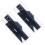 Protractor Stationery Ruler Set Black Metal 2pack 8