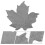 Maple Leaf Outdoor Stepping Stones Decorative For Garden Pathway 8