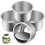 4pcs 6 Inch Cake Tin Mold Removable Bottom Molds Mini Round Pan 10
