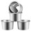 4pcs 6 Inch Cake Tin Mold Removable Bottom Molds Mini Round Pan 8