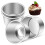 4pcs 6 Inch Cake Tin Mold Removable Bottom Molds Mini Round Pan 5