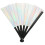 Grote Handwaaier Draagbare Vouwwaaier PVC Bamboe Feesten 10