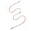 Modieuze Antislip Kralenbrillenhouder Ketting in Multicolor 5