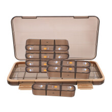 1Travel Medication Organizer Stevig Zwart Opslagdoos