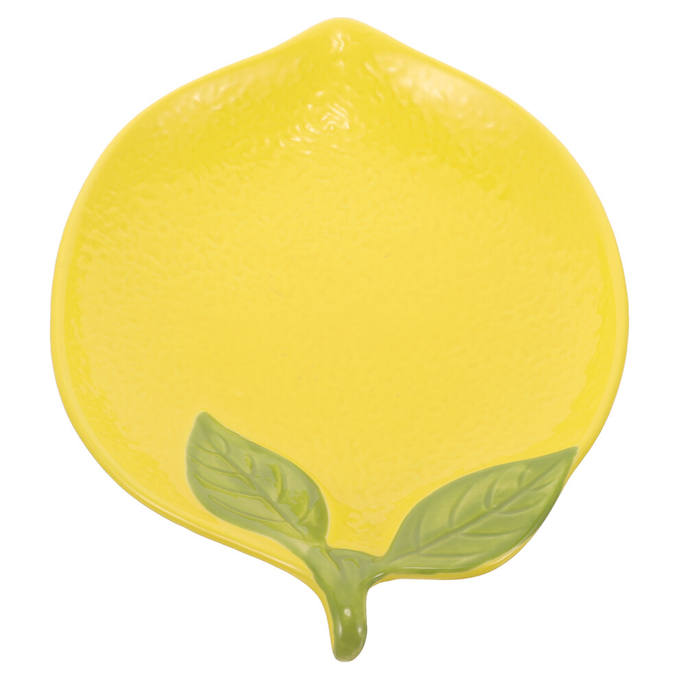 Lemon Shaped Serving Platters Small Dish Cute Plate Ceramic Food-image-OPC-PK8KCNC-NEW