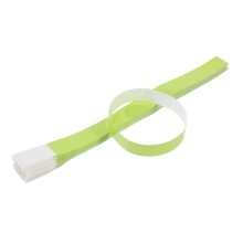 100Pcs Adjustable Light Green Puppy Id Bands Durable PP Pet Collars
