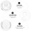Cute Sugar Container Acrylic 1 Set 4.3x3.1x3.1in 11