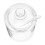 Cute Sugar Container Acrylic 1 Set 4.3x3.1x3.1in 3