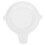 Food Grinding Bowl Ceramic Multipurpose Plate White 1 Pc 4