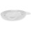 Food Grinding Bowl Ceramic Multipurpose Plate White 1 Pc 2