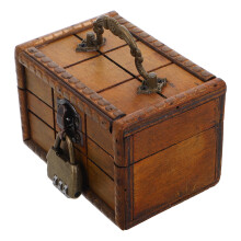 Keepsake Box Vintage Wooden Storage Box Rustic Wood 1pack