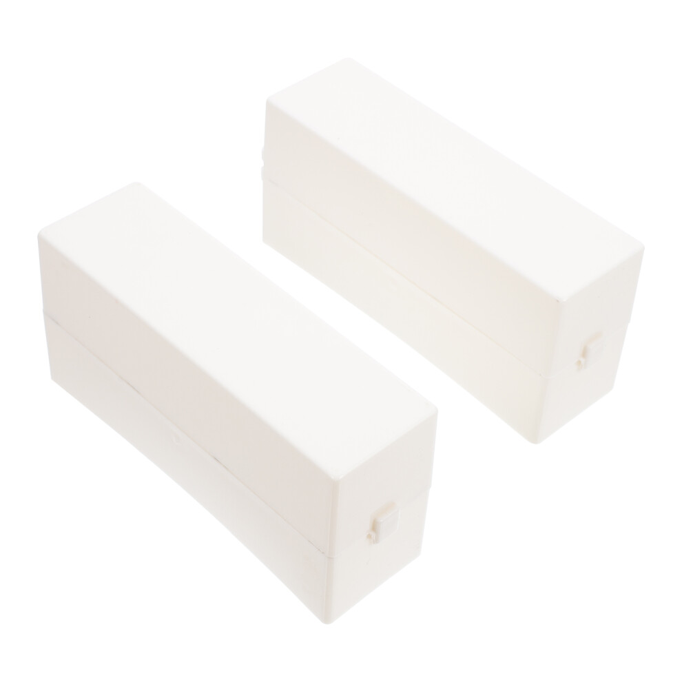 2 Pcs Nail Drill Holder Bit Storage Grinding Container Bits Organizer 3163702875172