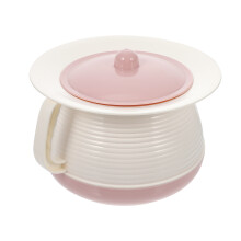 Hand Carry Spittoon Urinal Pink Plastic 1set