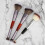 Eye Make Up Brushes Assorted Color 3pcs 6.9x0.8x0.8in 3