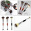 Eye Make Up Brushes Assorted Color 3pcs 6.9x0.8x0.8in 4