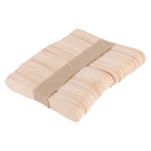 Pinxor Wooden Ice Cream Popsicle Paddles Spoon (50 Count)