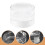 Crystal Candlestick Holders Clear Transparent Candleholder Glass 7