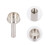 Mlins Trombone Small Button Piston Trumpet Accessories 3x1.5cm Silver 4