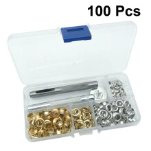 100 Pcs Grommet Installation Tools Button For Shoes