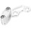 Front Brake Clamp Motorcycle Cable Clip Silver 1pcs 11
