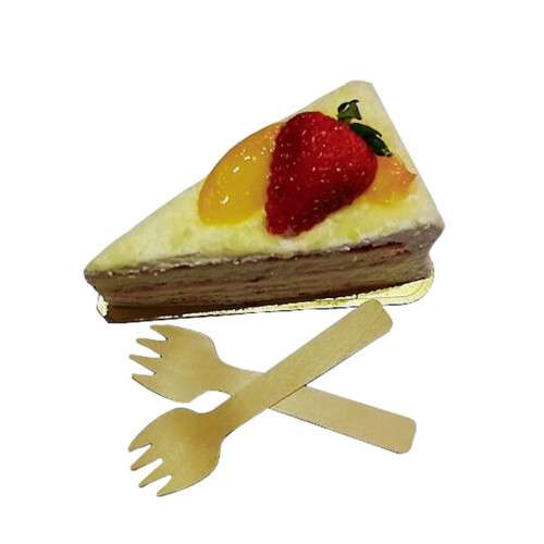 100Pièces Bois Premium Khaki Pour Dessert Gâteau 1