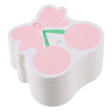 200Pièces Cartes Porte-Barrettes Rose En Carton Pour Clips Et Épingles