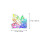4pcs Window Stickers Colorful Window Decals Electrostatic Stickers 2